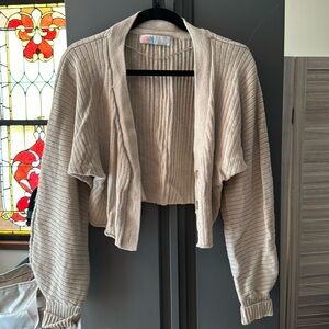 Free people beach cropped cardigan